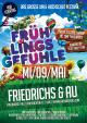 FRÜHLINGSGEFÜHLE: Das große Uni & Hochschul Festival vor dem Feiertag! Mit Hüpfburg! am Mittwoch, 09.05.18 um 22:00 Uhr, Friedrichs & Au, Ulm