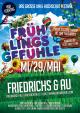FRÜHLINGSGEFÜHLE: Das große Uni & Hochschul Festival vor dem Feiertag! am Mittwoch, 29.05.19 um 22:00 Uhr, Friedrichs & Au, Friedrichsau 6, Ulm
